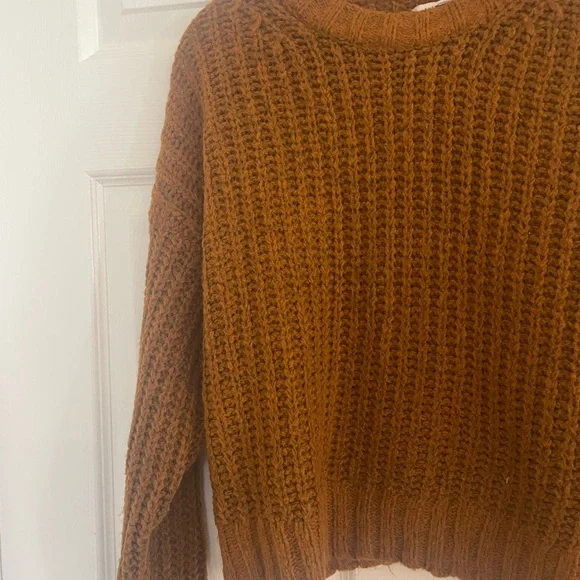 American Eagle Outfitters Rust Knit Sweater - Picture 3 of 9
